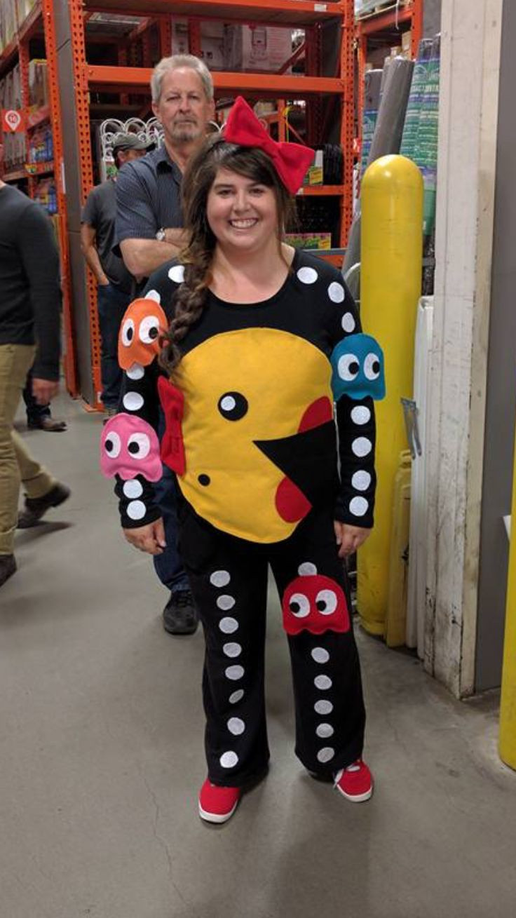 Pac Man Costume DIY
 My DIY Ms Pacman costume inspired by a similar costume I
