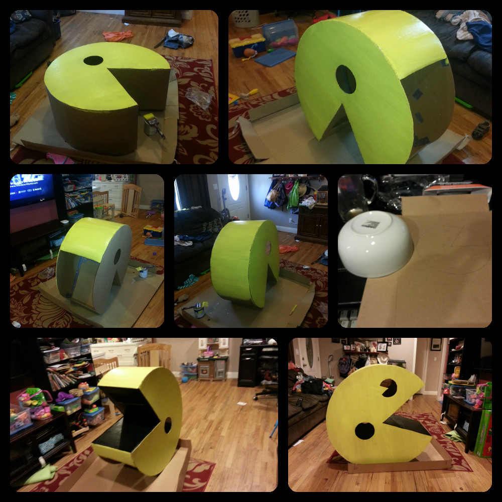 Pac Man Costume DIY
 This inSane House DIY Pac Man Costume For Under $15