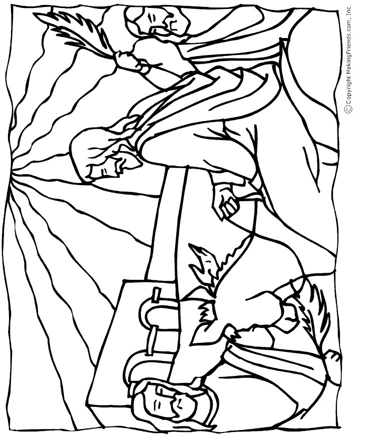 Palm Sunday Coloring Pages
 Cherished Hearts At Home Palm Sunday Ideas