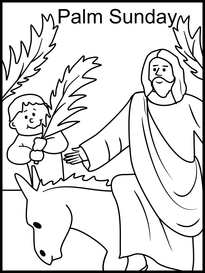 Palm Sunday Coloring Pages
 Tis the Season–Tiny Tot Tuesday
