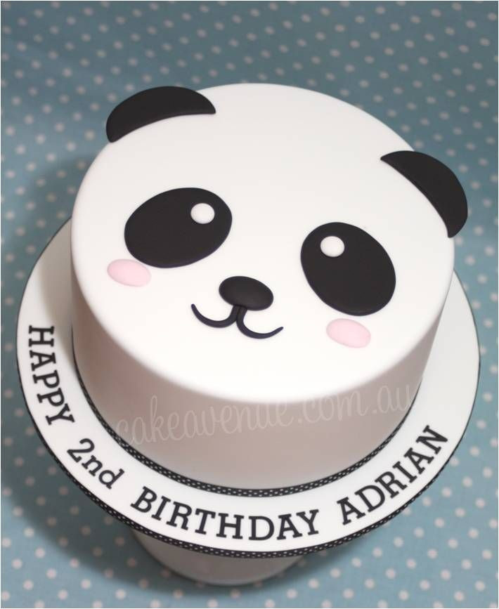 Panda Birthday Cake
 25 best ideas about Panda Cakes on Pinterest