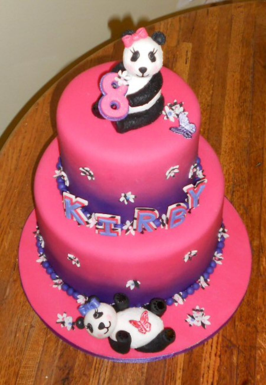 Panda Birthday Cake
 Panda Bear Cake CakeCentral