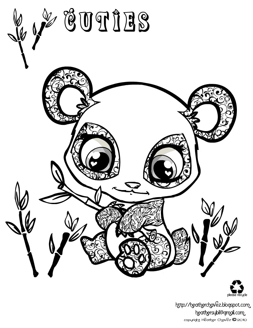 Panda Coloring Pages Printable
 Heather Chavez June 2010