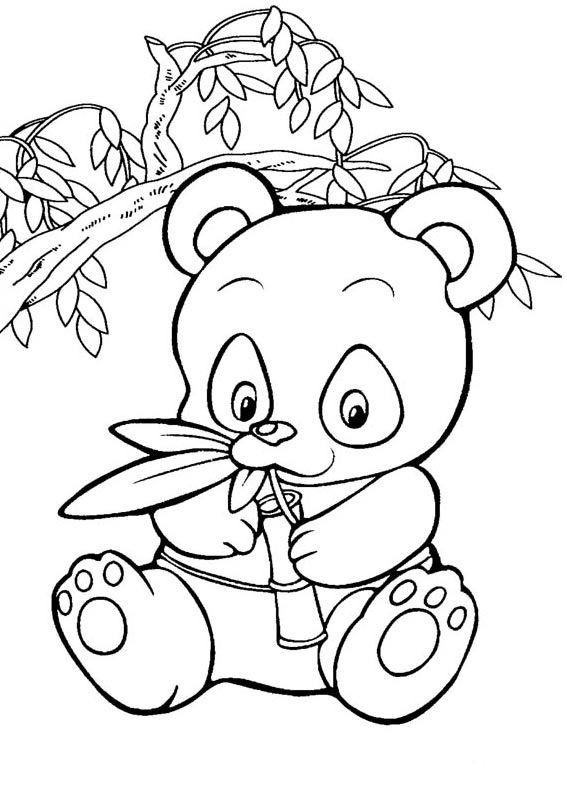 Panda Coloring Pages Printable
 Cute Panda Coloring Pages Coloring Home