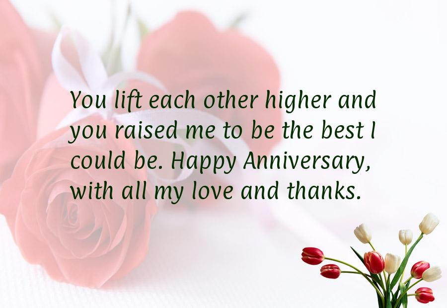 Parents Anniversary Quote
 Anniversary Wishes to Parents