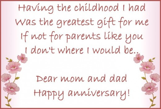 Parents Anniversary Quote
 Cute Anniversary Quotes For Parents QuotesGram