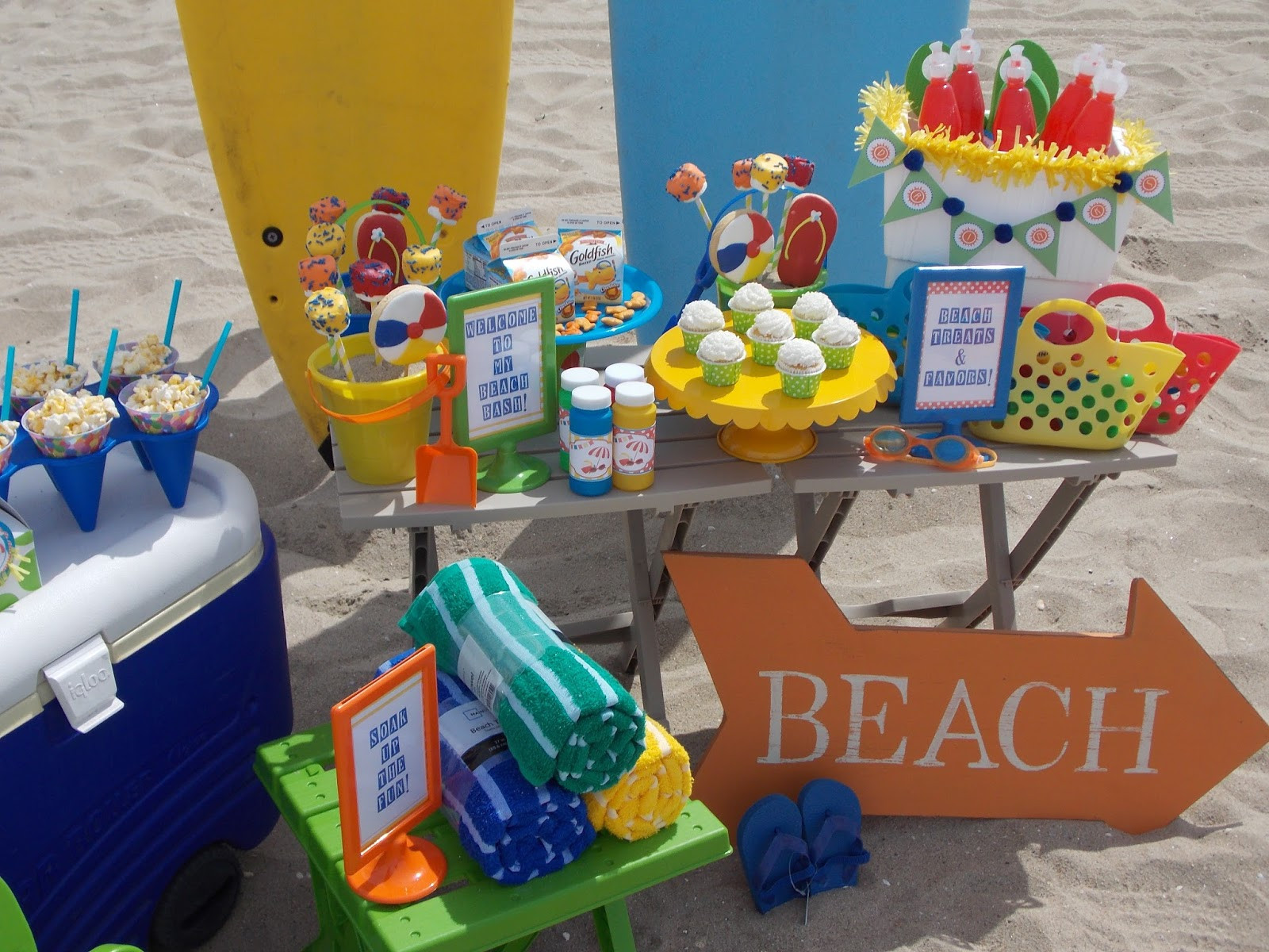 Party At The Beach Ideas
 Toddler Friendly Beach Bash Design Dazzle
