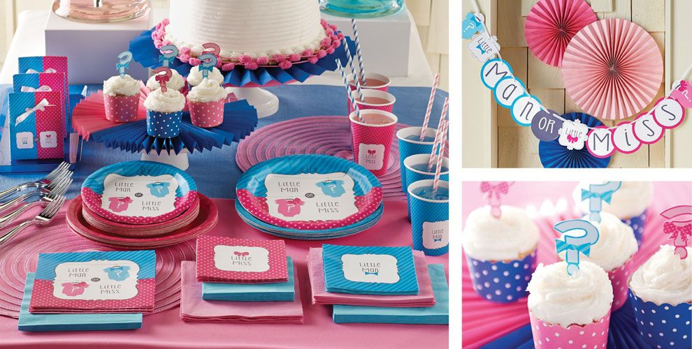 Party City Gender Reveal Ideas
 Gender Reveal Party Supplies Invitations & Decorations