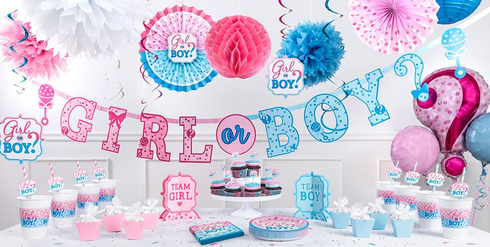 Party City Gender Reveal Ideas
 Girl or Boy Gender Reveal Party Supplies Party City