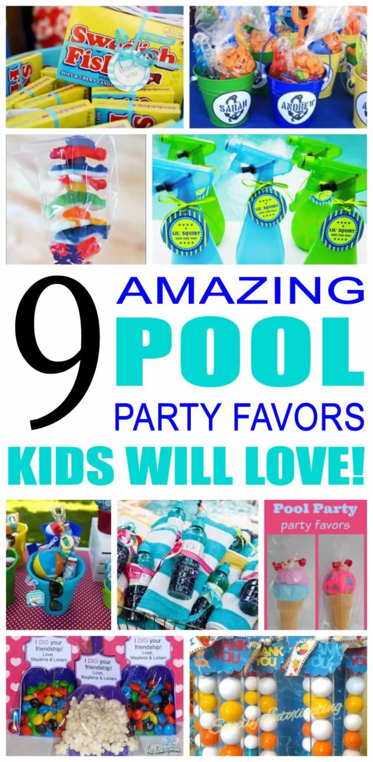 Party Favor Ideas For Pool Party
 Best 25 Kid pool parties ideas only on Pinterest
