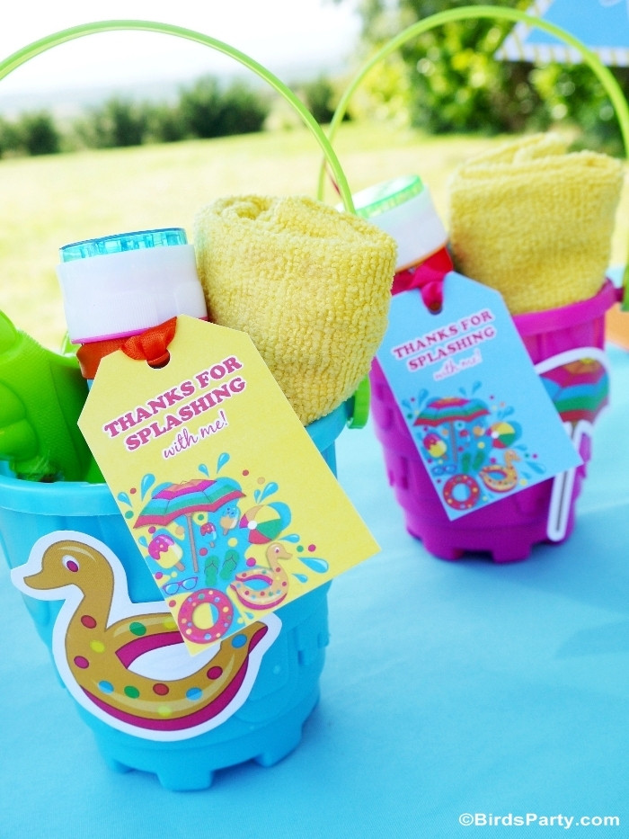Party Favor Ideas For Pool Party
 Pool Party Ideas & Kids Summer Printables Party Ideas