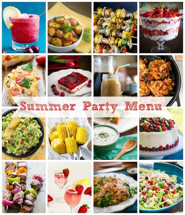 Party Food Menus Ideas
 Summer Party Menu Ideas NatashasKitchen