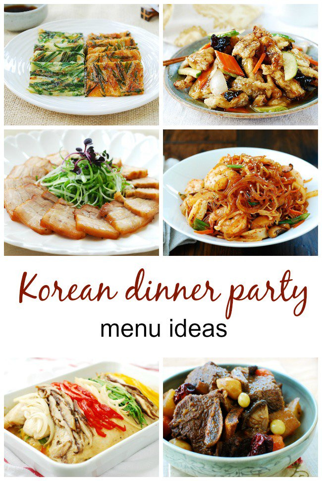 Party Food Menus Ideas
 Menus for Korean Dinner Parties Korean Bapsang