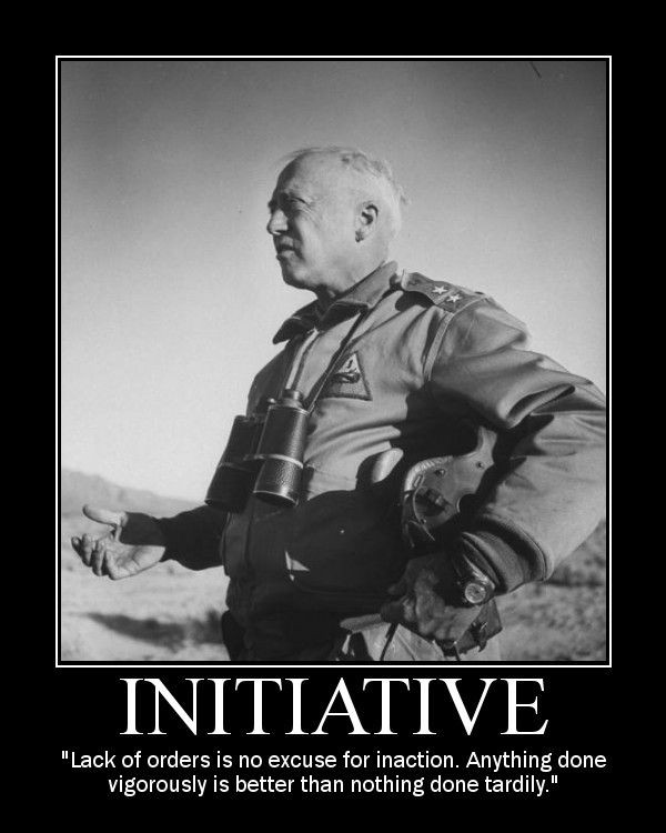 Patton Leadership Quotes
 George S Patton Motivational Posters