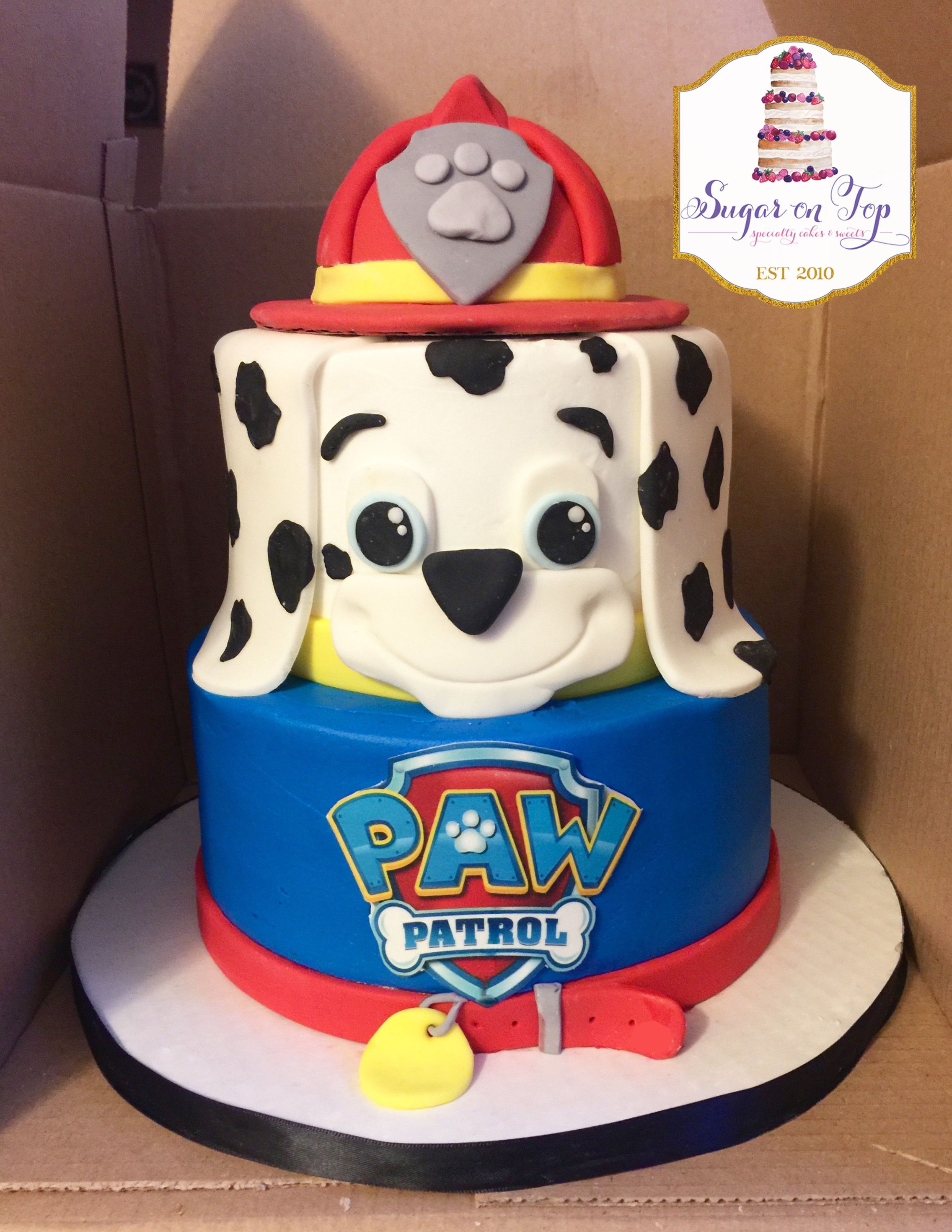 Paw Patrol Birthday Cake
 Paw patrol Marshall birthday cake