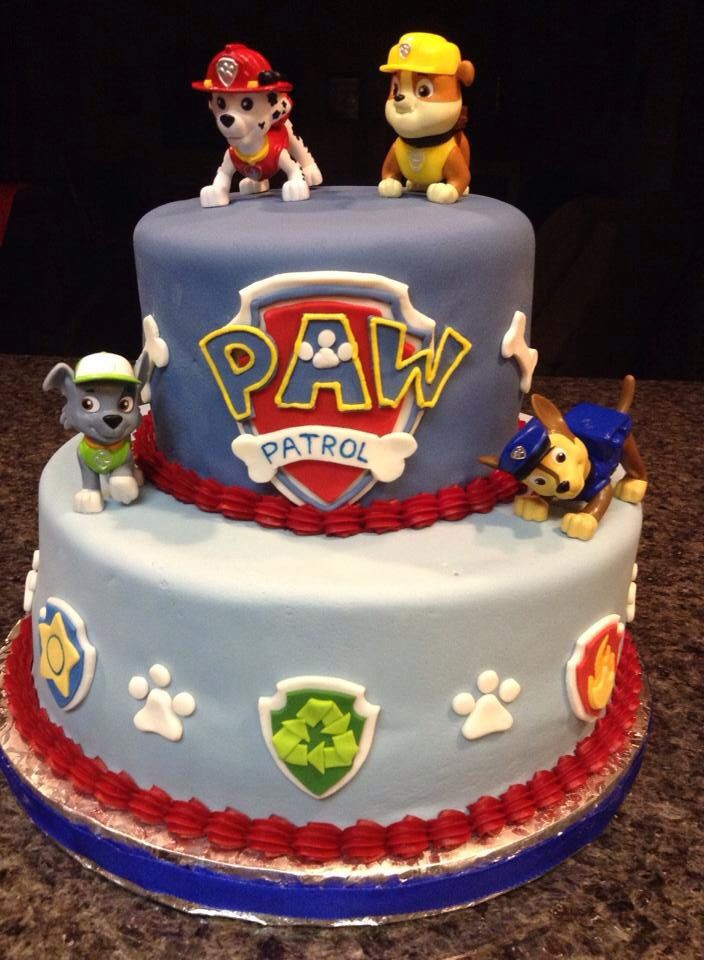 Paw Patrol Birthday Cake
 Rylan s paw patrol cake Birthday Parties