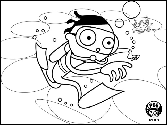 Pbs Kids Coloring Sheets
 Rocky Mountain PBS Kids Club Coloring Pages