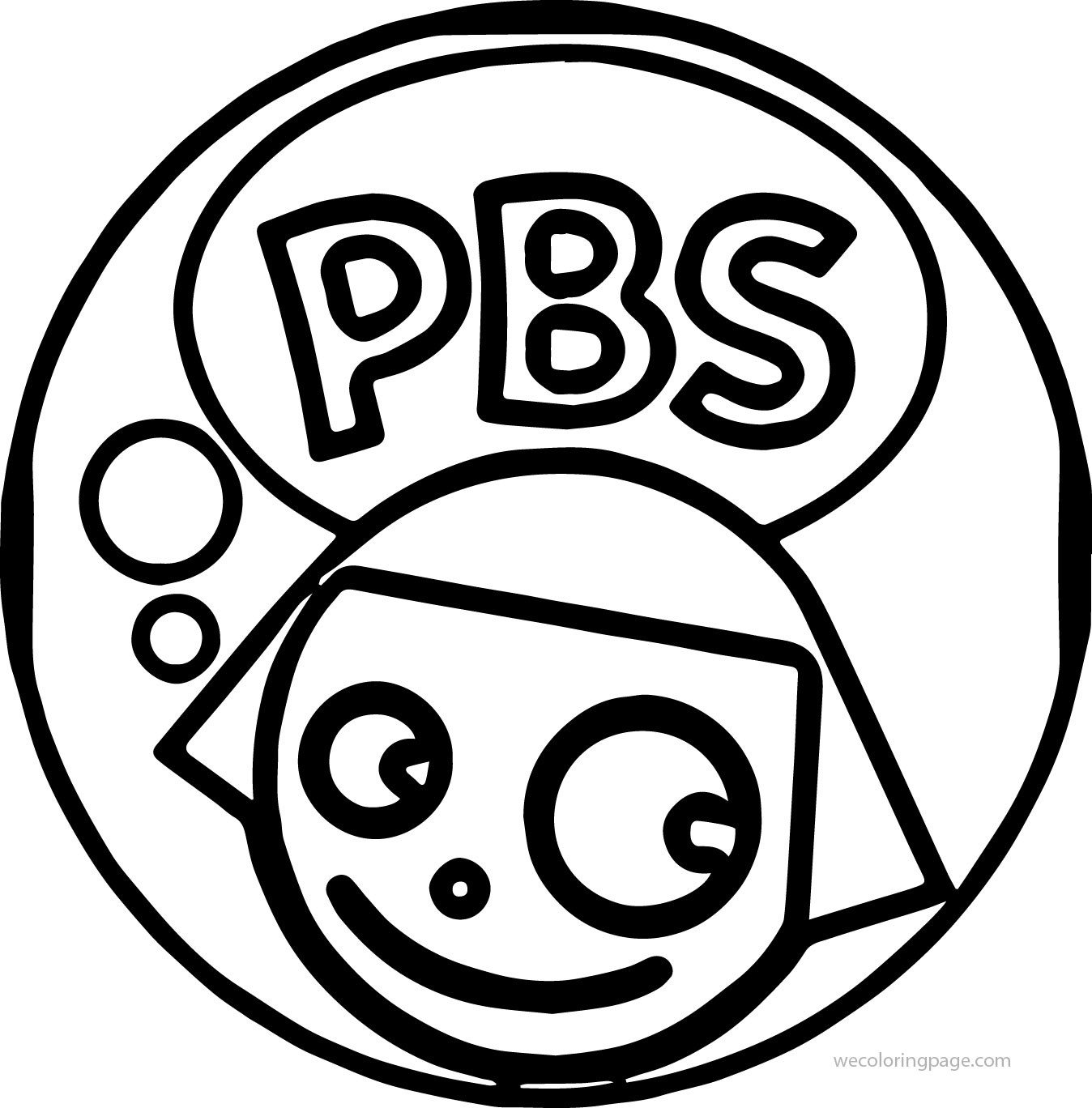 Pbs Kids Coloring Sheets
 PBS Kids Dot Girl Circle Coloring Page