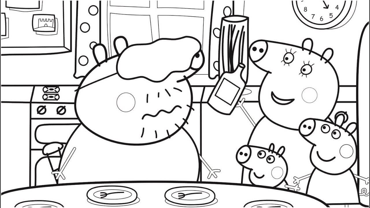 20 Best Peppa Pig Halloween Coloring Pages - Home Inspiration and Ideas
