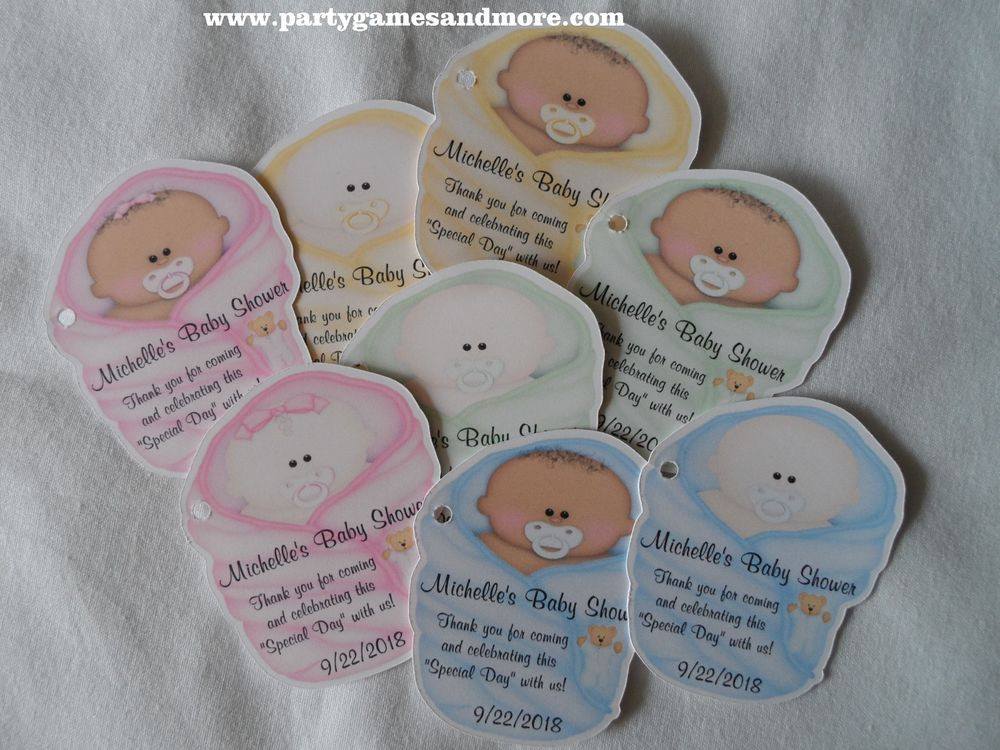 Personalized Baby Shower Gift Ideas
 UNIQUE PERSONALIZED BABY SHOWER PARTY FAVOR TAGS GIFT