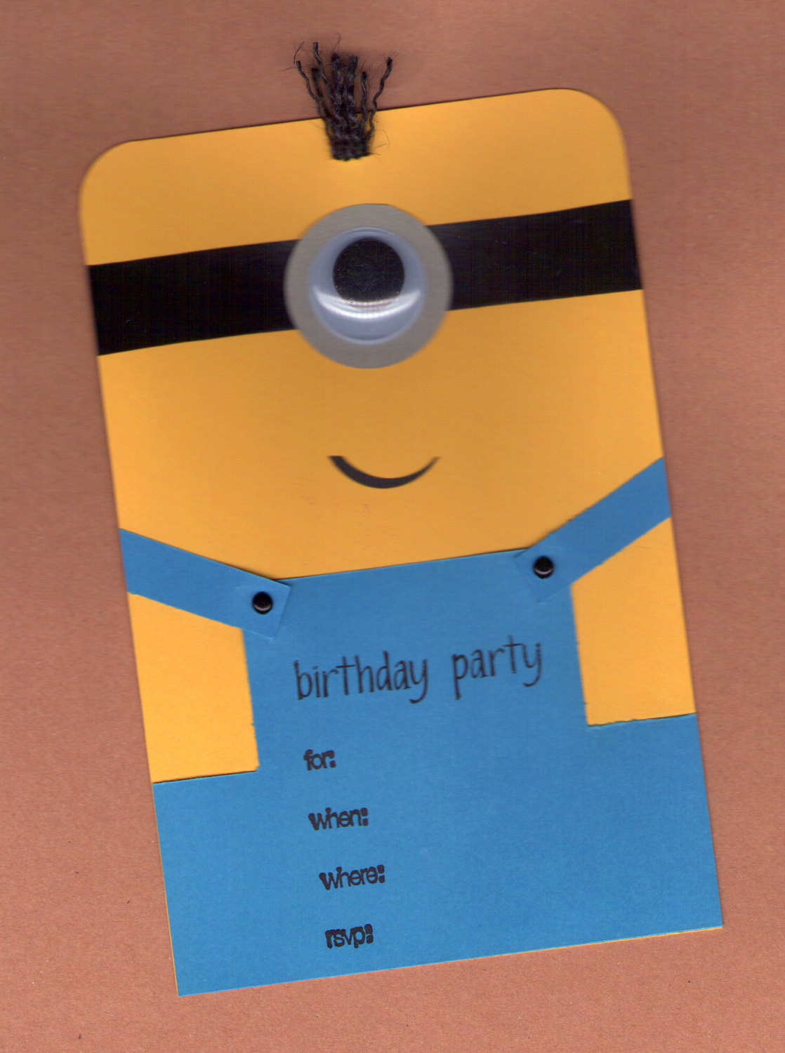 Personalized Minion Birthday Invitations
 Minion Birthday Invitations 10pk by BongelBlessings on Etsy