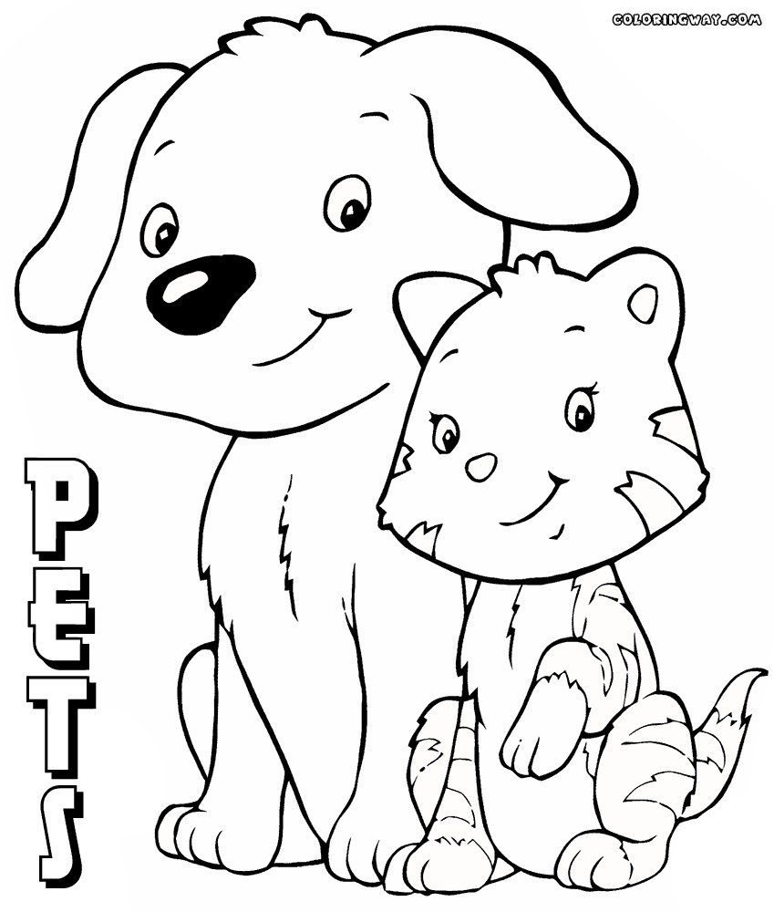 Pets Coloring Pages
 Pets coloring pages