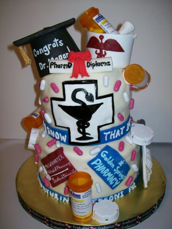 Pharmacy Graduation Gift Ideas
 Pharmacy student pharmacist graduation cake By Sweet