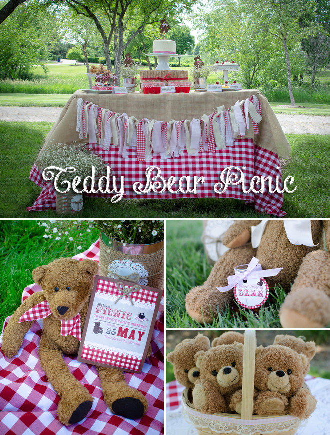Picnic Birthday Party Ideas
 Adorable Teddy Bear Picnic Party