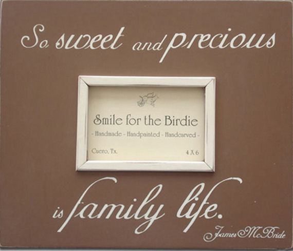 Picture Frames With Quotes About Family
 Family Quote Blue Picture Frame The Frog and the Princess