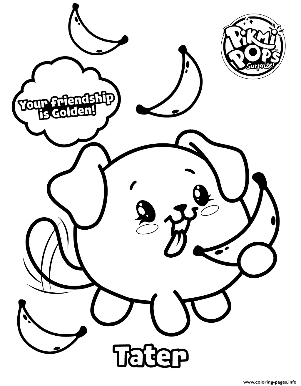 Pikmi Pops Coloring Pages
 Pikmi Pops Moose Toys Coloring Pages Printable