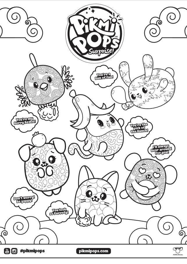 Pikmi Pops Coloring Pages
 Pikmi Pops Coloring Page the picture to go to the