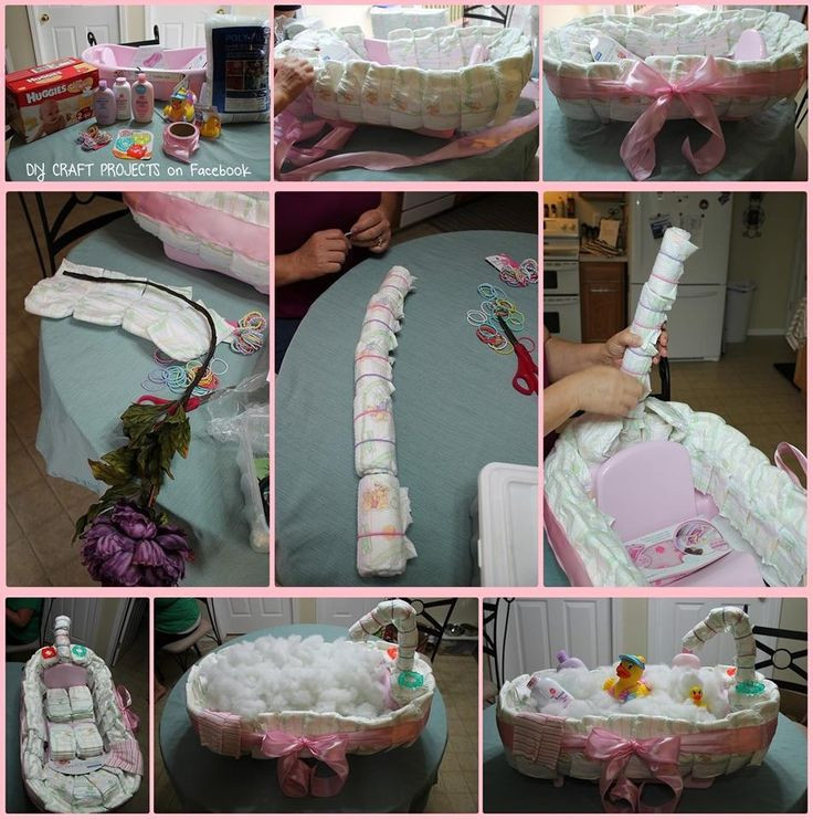 Pinterest Baby Shower Gift Ideas
 Diaper Baby Tub DIY Baby Shower t