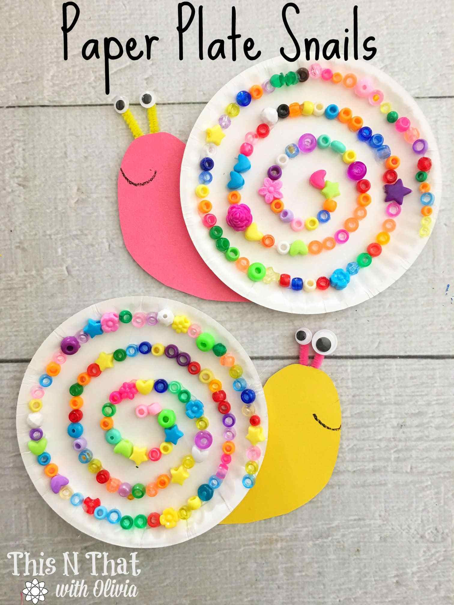 Pinterest Kids Crafts
 Paper Plate Snails Craft for Kids Snail Craft DIY Kids