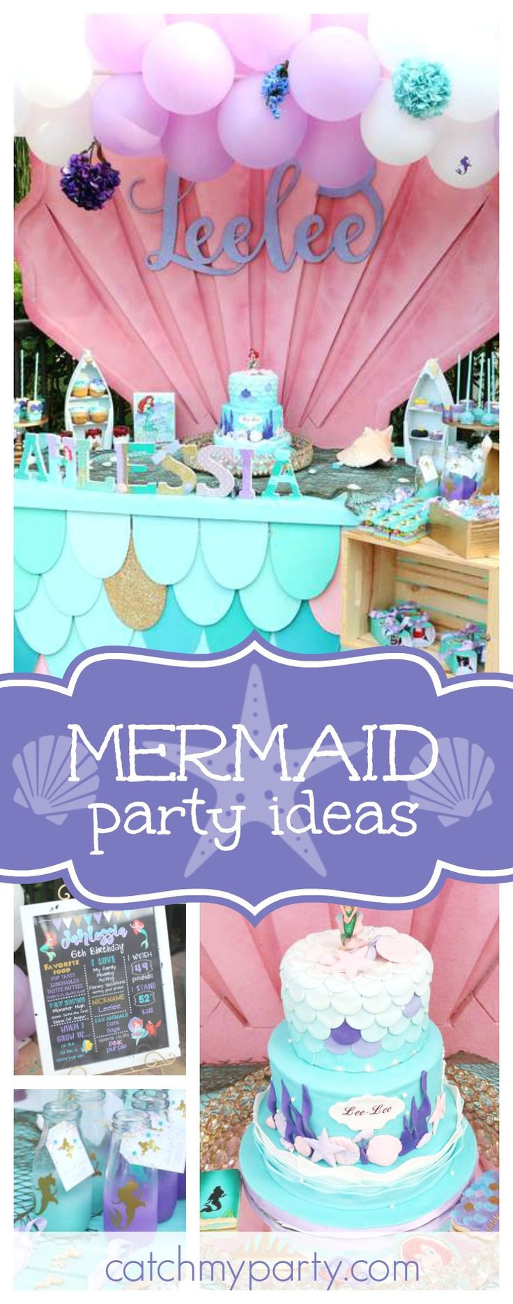 Pinterest Mermaid Party Ideas
 3929 best Mermaid Party images on Pinterest