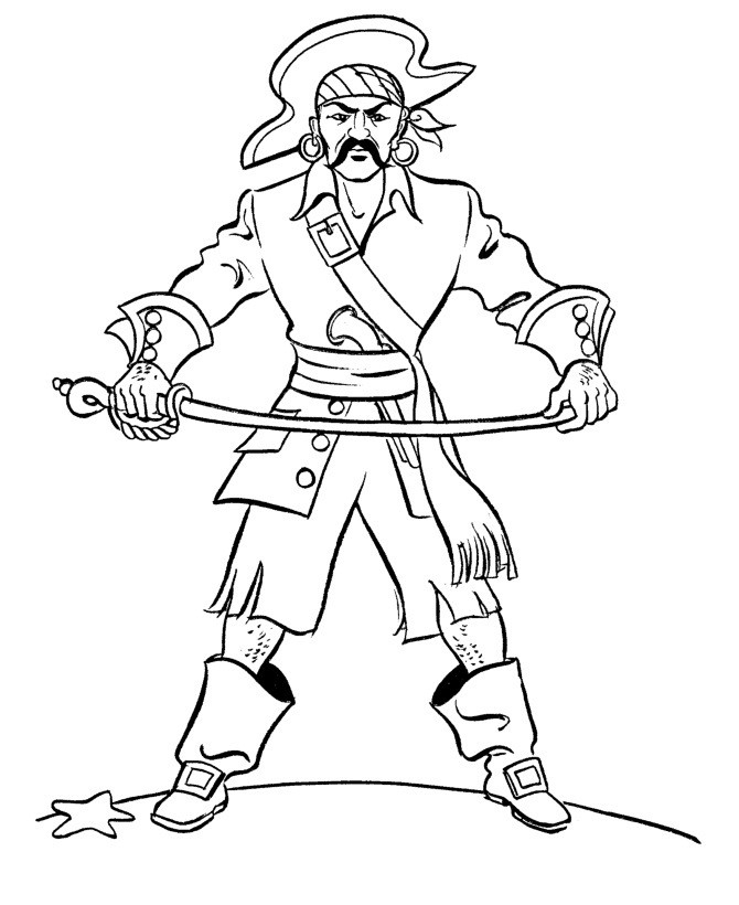 Pirate Coloring Pages Kids
 Free Printable Pirate Coloring Pages For Kids