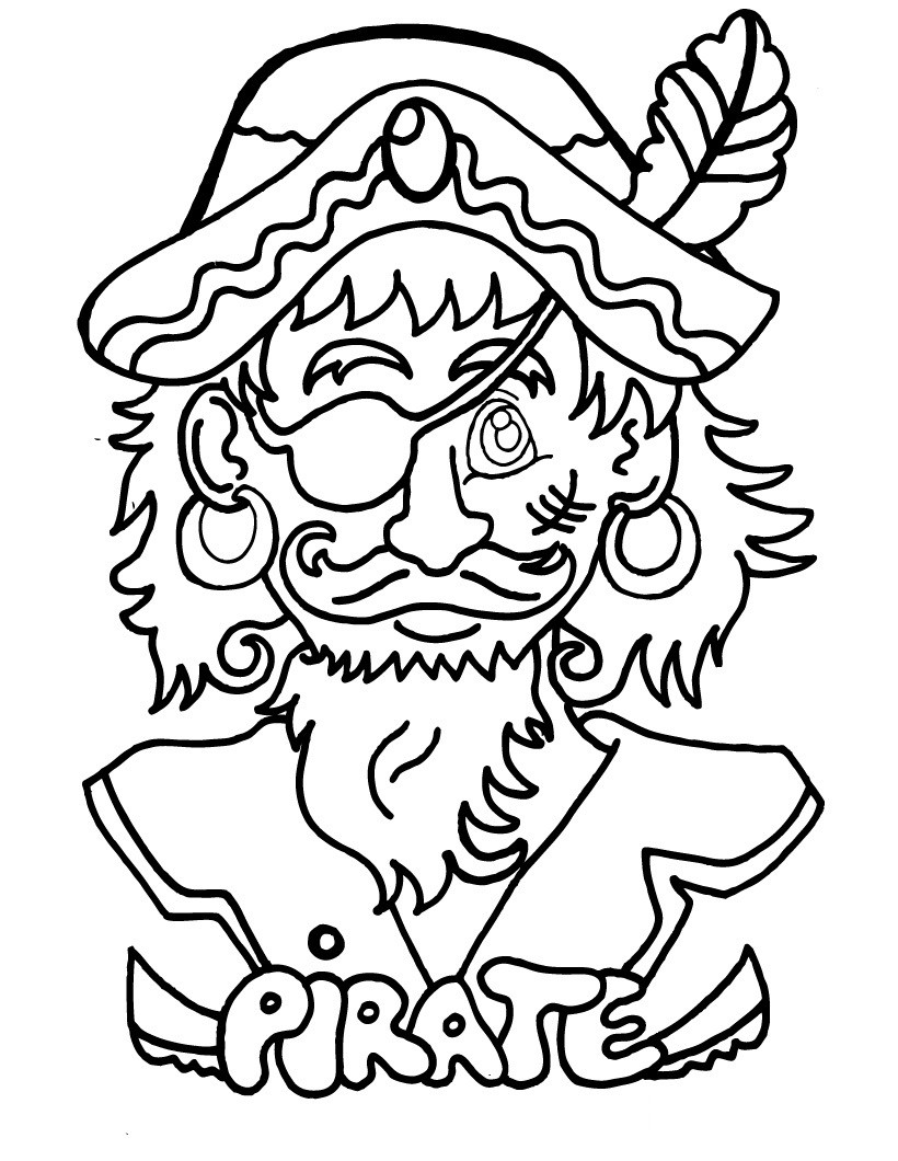 Pirate Coloring Pages Kids
 Free Printable Pirate Coloring Pages For Kids