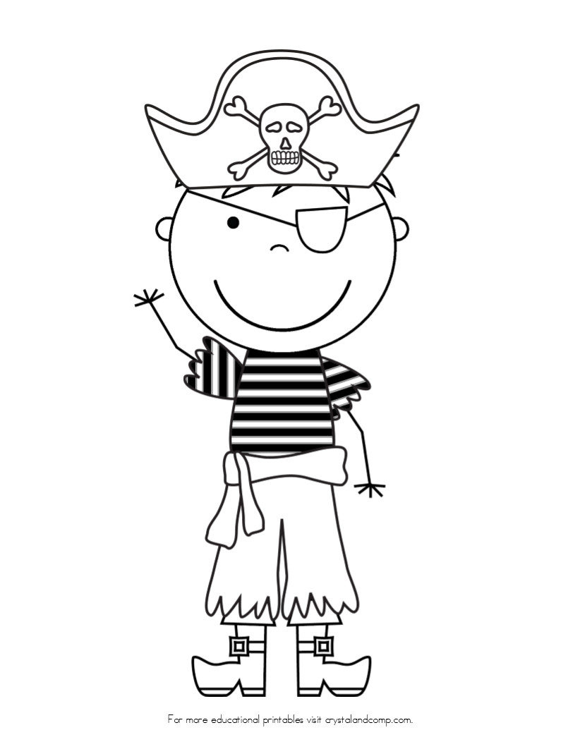 Pirate Coloring Pages Kids
 Kid Color Pages Pirates