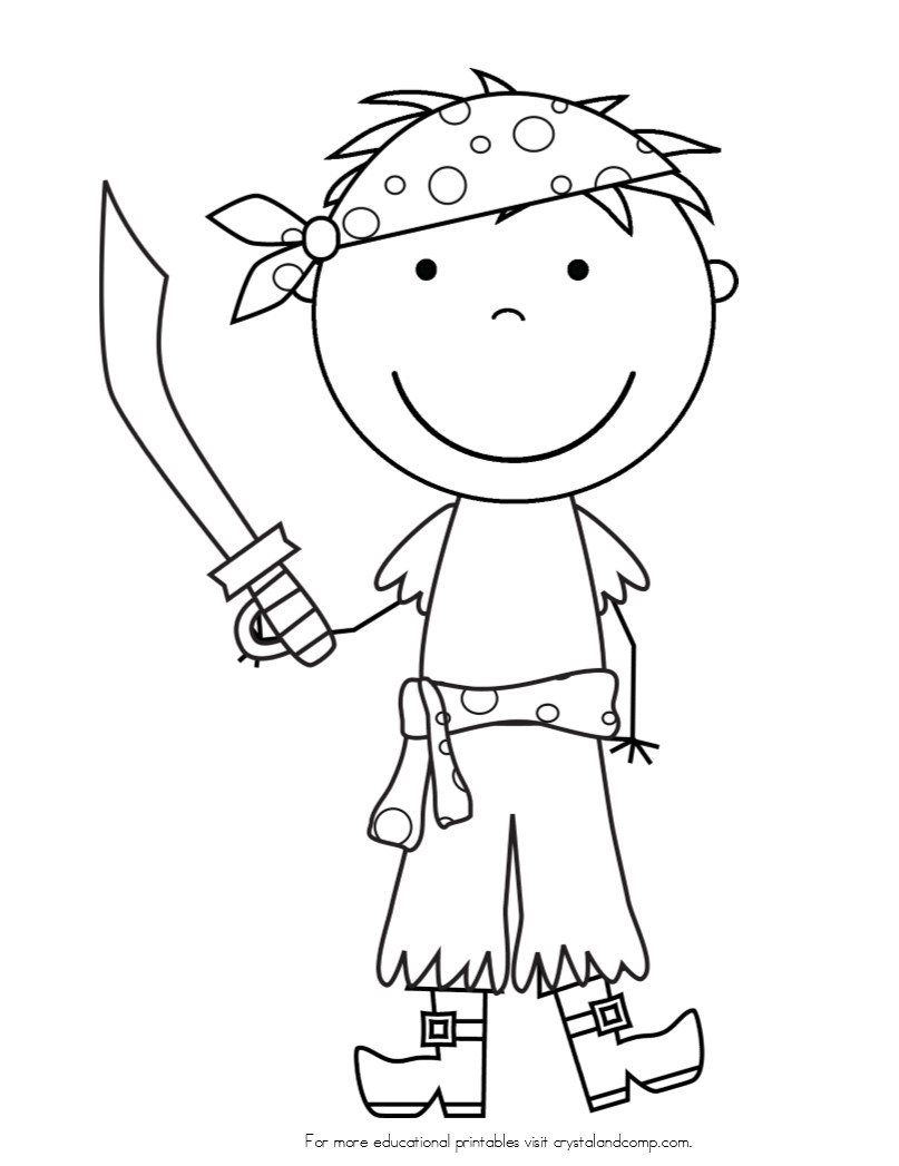Pirate Coloring Pages Kids
 1000 images about Thema Piraten on Pinterest