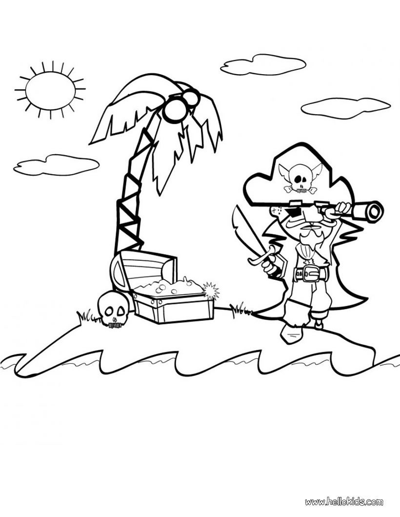 Pirate Coloring Pages Kids
 Pirate coloring pages Hellokids