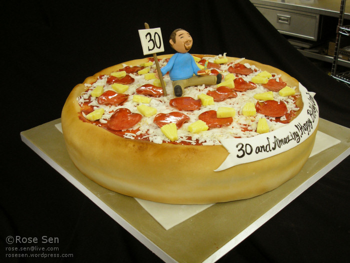 Pizza Birthday Cake
 Pizza Cake – Part I