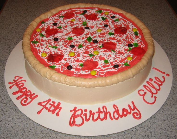 Pizza Birthday Cake
 Best 25 Pizza birthday cake ideas on Pinterest