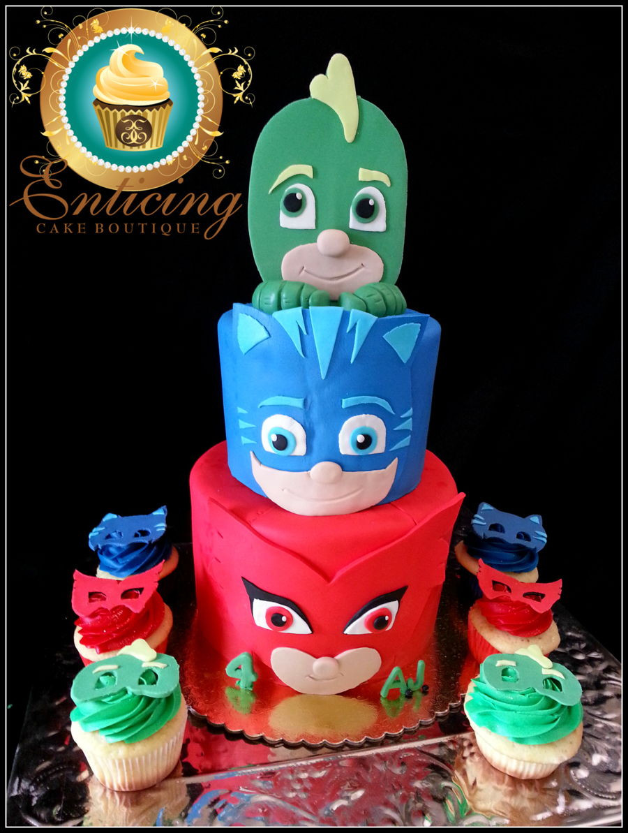 Pj Masks Birthday Cake
 Pj Masks Cake CakeCentral