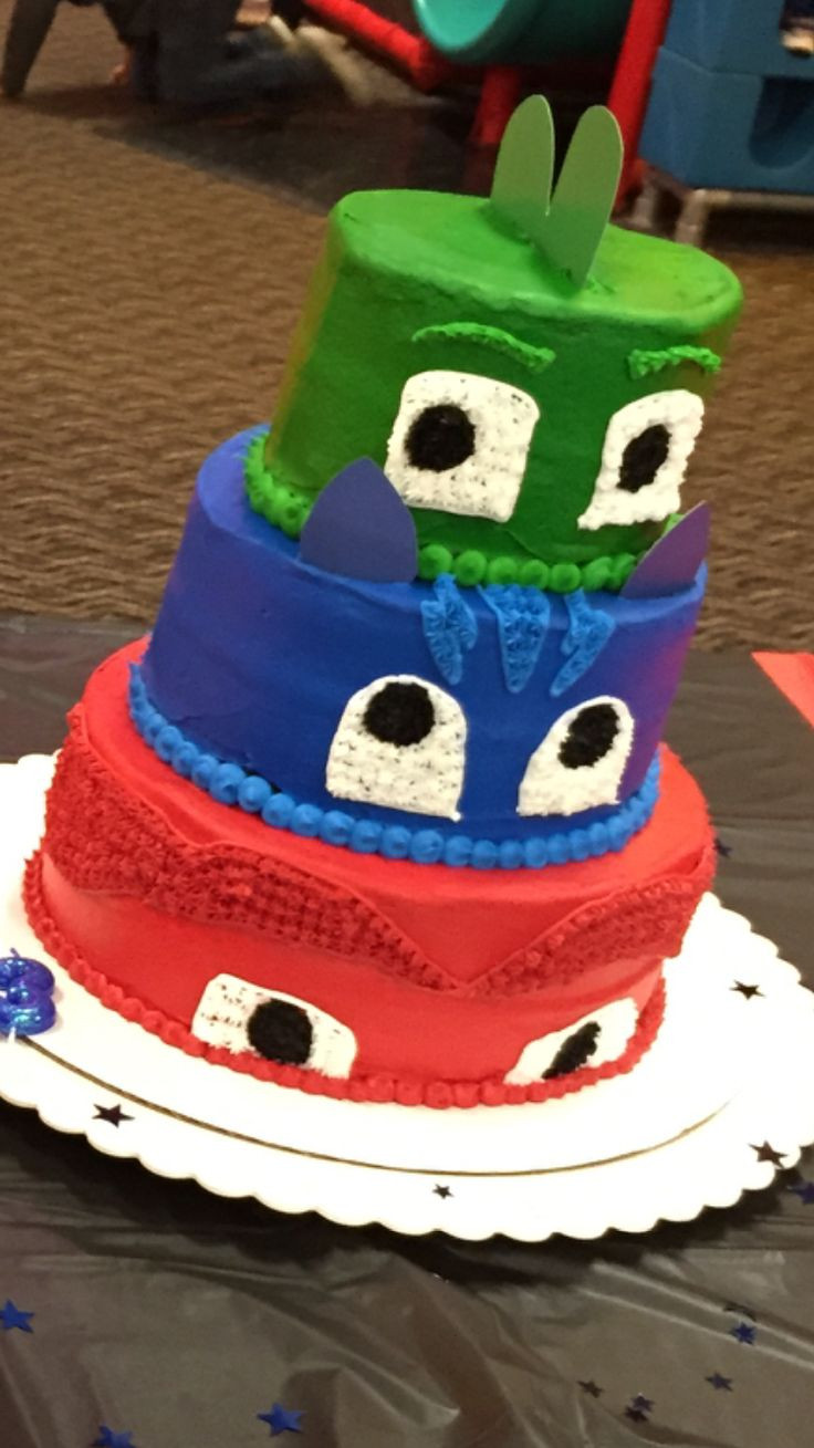 Pj Masks Birthday Cake Ideas
 Pj masks cake Pretty Cakes and Cupcakes