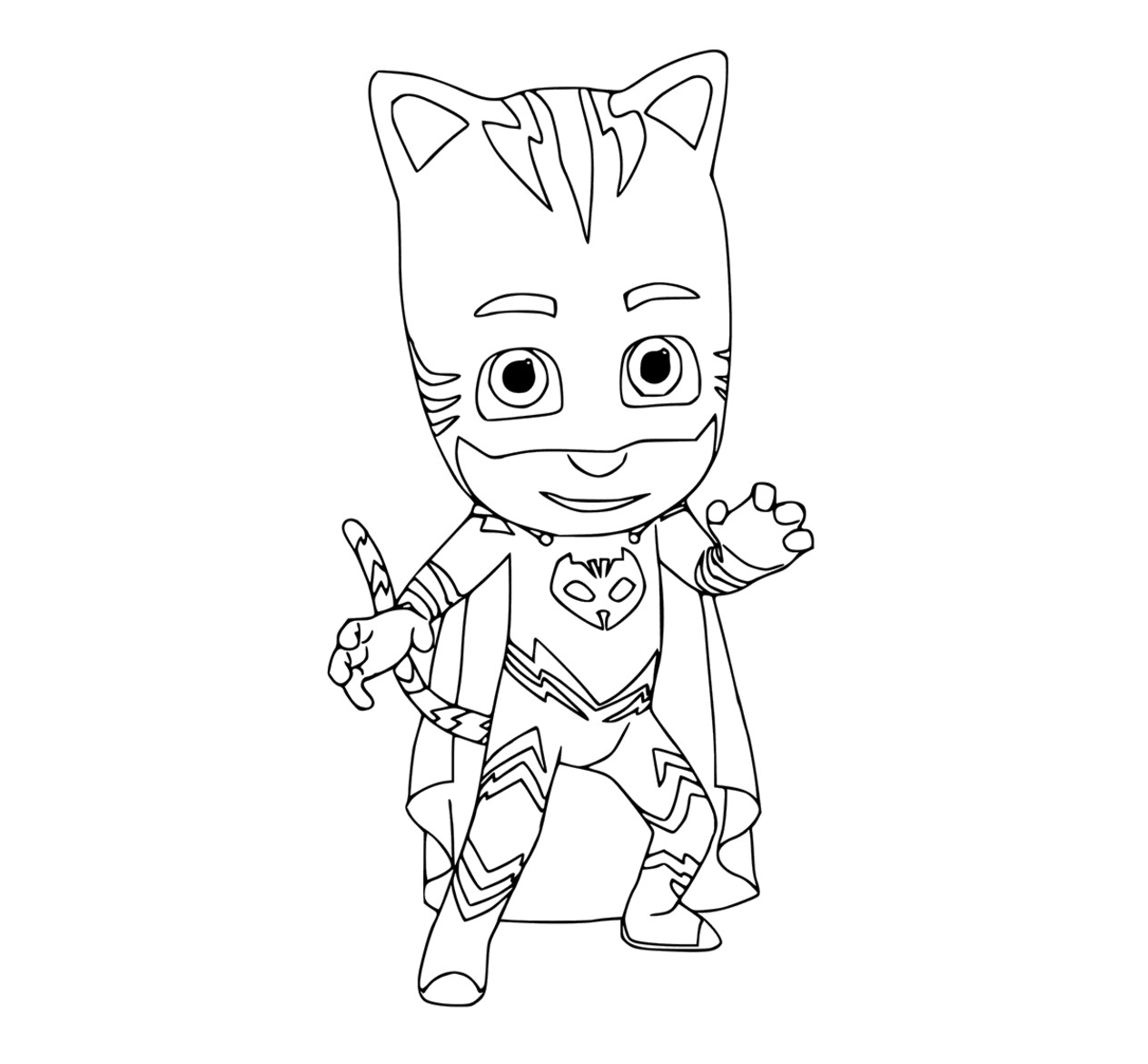 Pj Masks Coloring Pages To Print
 PJ Masks coloring pages to and print for free