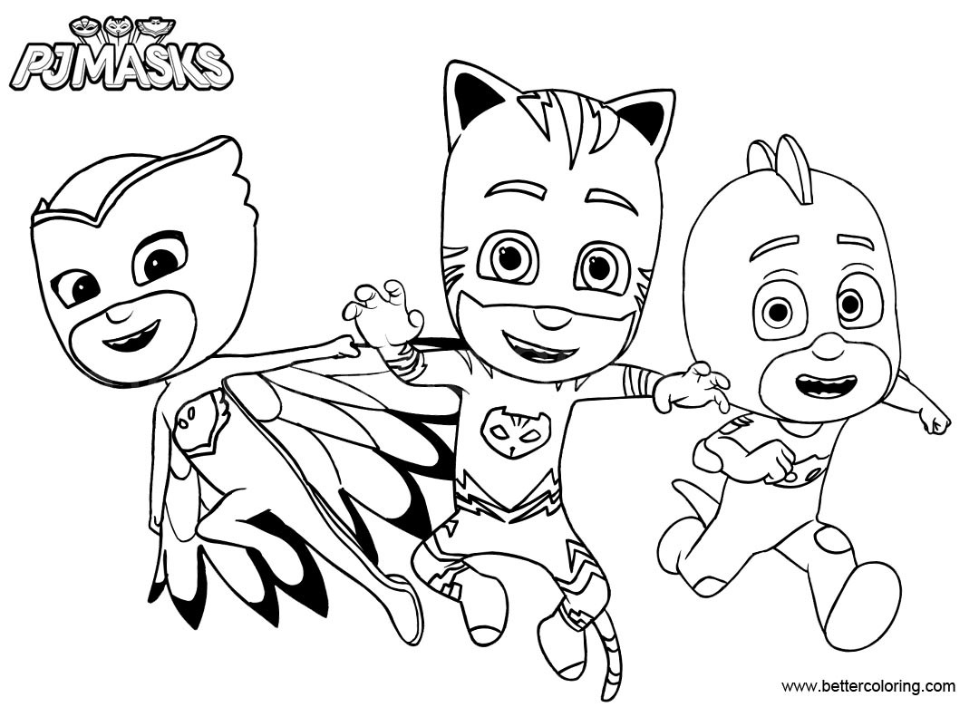 Pj Masks Coloring Pages To Print
 Catboy from PJ Masks Coloring Pages Free Printable