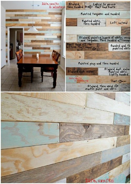 Plank Wall DIY
 Create a Wood Planked Wall