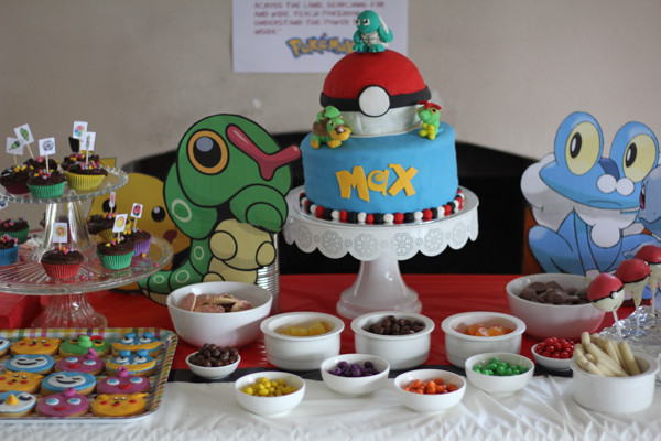 Pokemon Birthday Party Food Ideas
 Max s pretty awesome Pokemon party