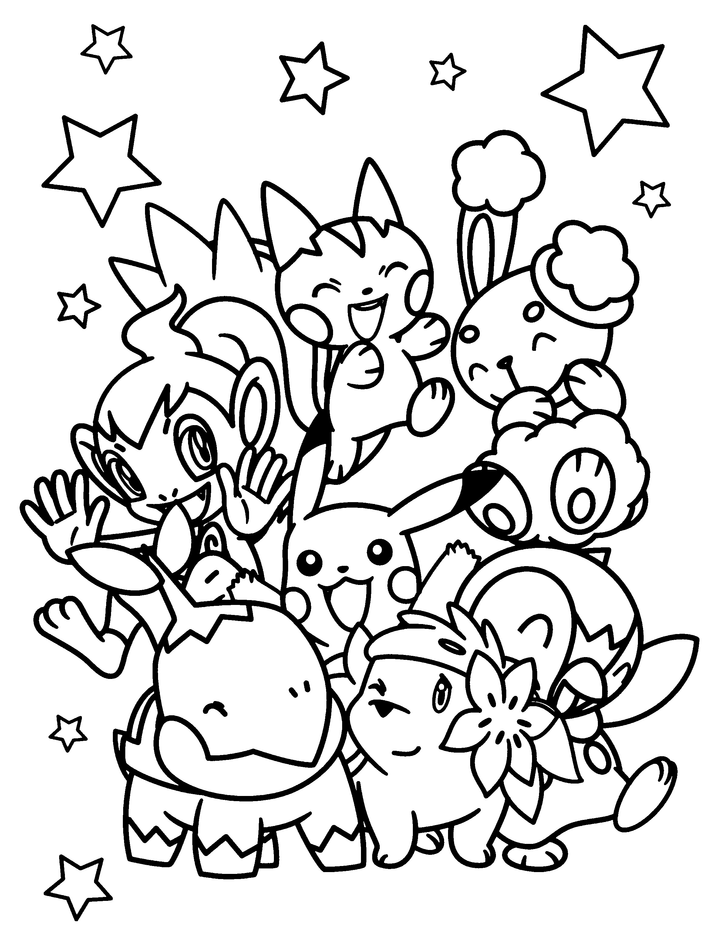 Pokemon Coloring Pages For Kids
 Pokemon free to color for kids All Pokemon coloring