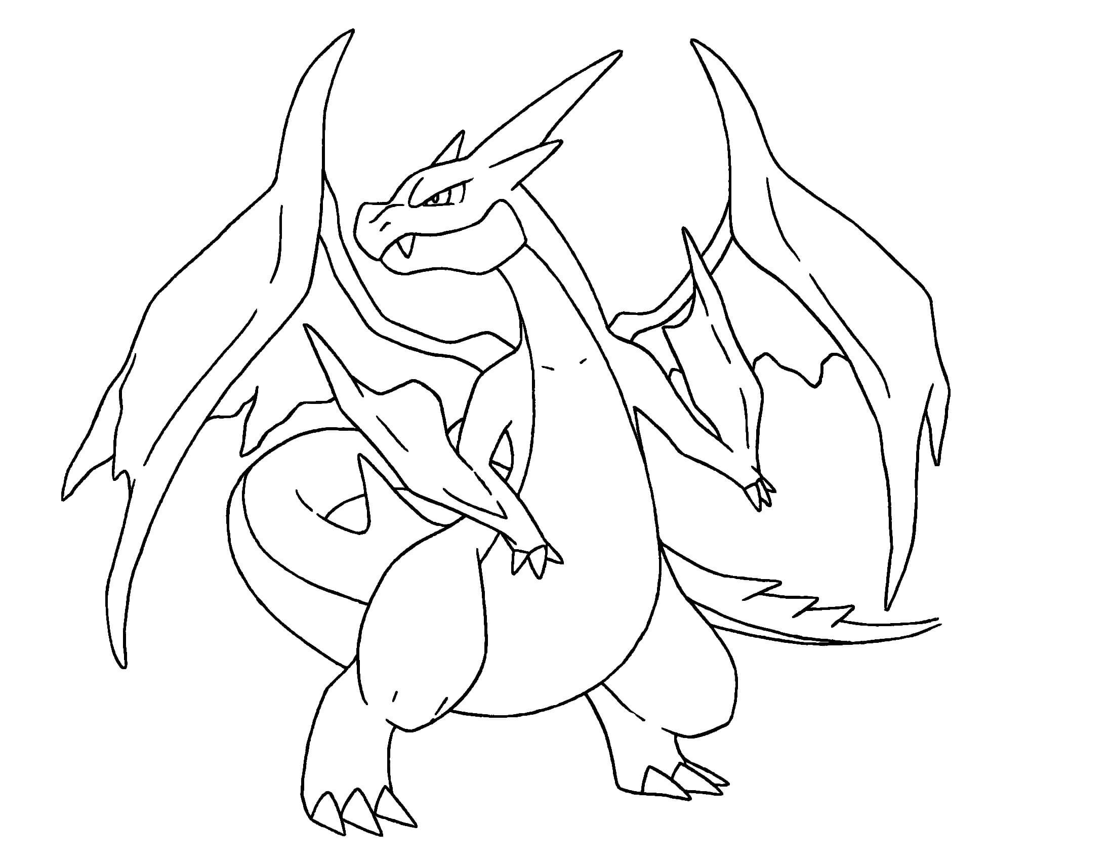 Pokemon Ex Coloring Pages
 Pokemon Coloring Pages Charizard Printable
