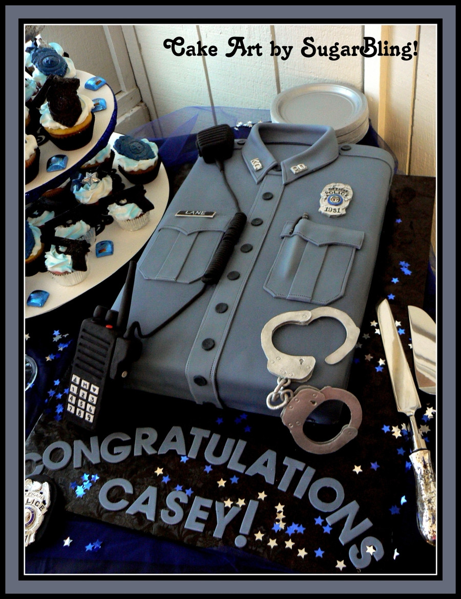 Police Academy Graduation Party Ideas
 Casey s Academy Graduation CakeCentral